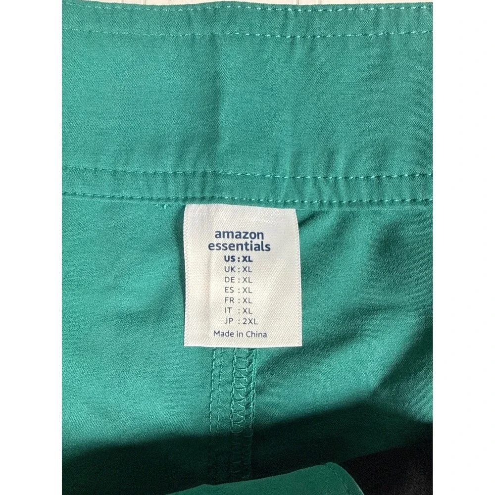 Amazon Essentials Mens Teal Green Board Shorts Swim Trunks XL‎ NWT